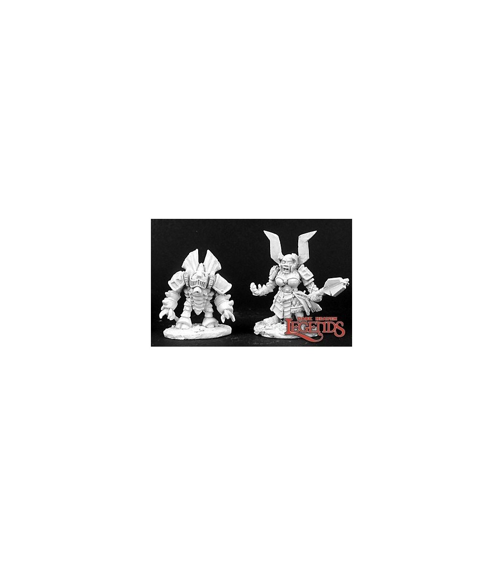 Duergar Cleric and Golem