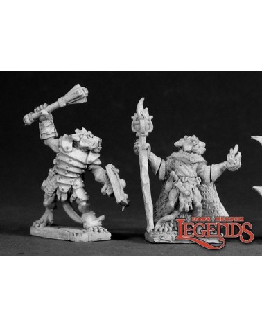 Kobold Leader and Sorcerer