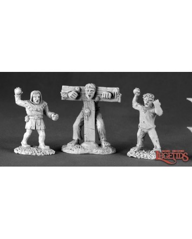Townsfolk XII Pillory & Kids