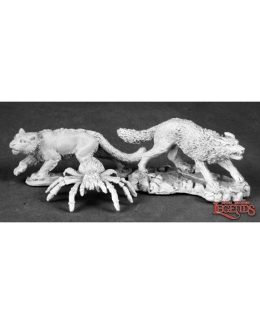Animal Companions 2: Wolf, Cat, Spider