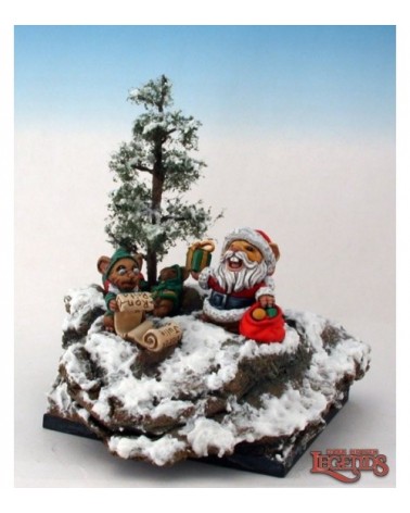 Santa Mousling and Helper