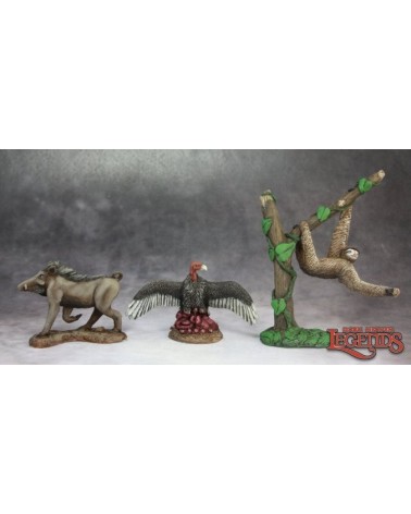 Animal Companions IV: Warthog, Vulture, Sloth