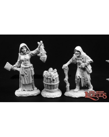 Townfolk of Dreadmere - Fishwife & Crone