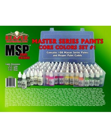 Master Series Paints Core Colors Set 1