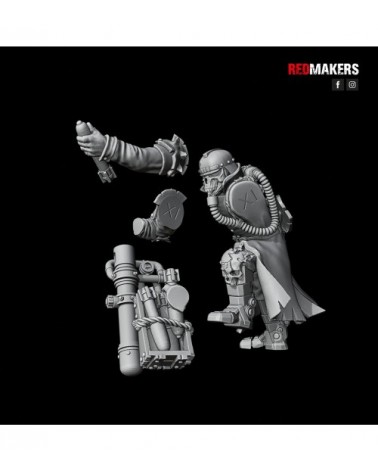 Renegade Division Heavy Support Team With Mortar