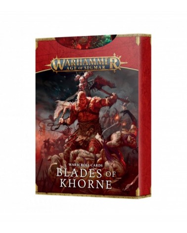 Warscroll Cards: Blades Of Khorne (Eng)