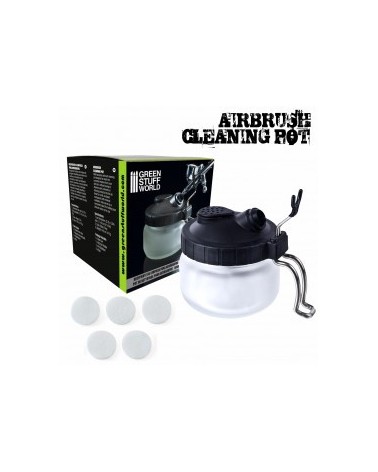 Airbrush Cleaning Pot