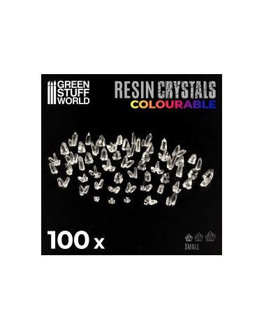 CLEAR Resin Crystals - Small