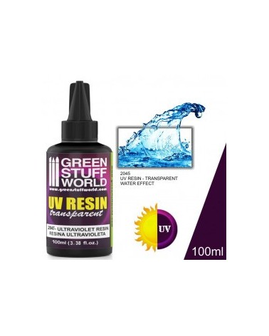Résine Ultraviolette 100ml - Effet d'Eau / UV Resin 100ml - Water Effect