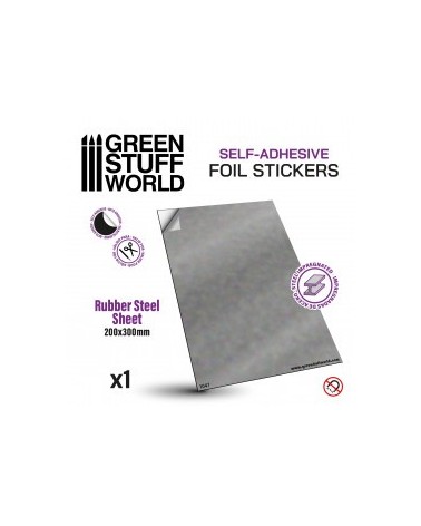 Feuille Metallique / Rubber Steel Sheet - Self Adhesive