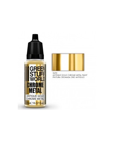 Chrome Paint - ANTIQUE GOLD 17ml