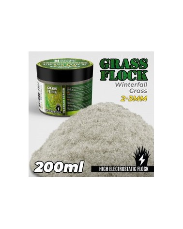 Static Grass Flock 2-3mm - WINTERFALL GRASS - 200 ml
