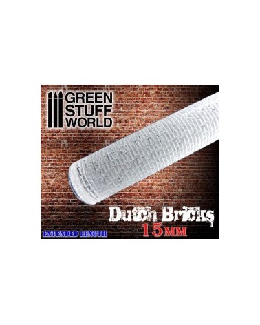 Rolling Pin DUTCH Bricks 15mm