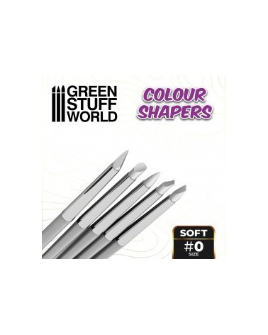 Colour Shapers Brushes SIZE 0 - WHITE SOFT
