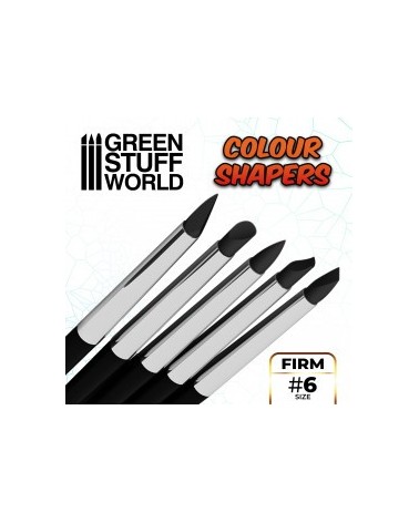 Colour Shapers Brushes SIZE 6 - BLACK FIRM