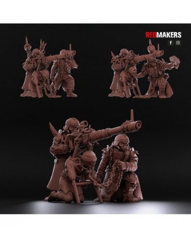 Renegade Division Heavy Support Team With Lascannon