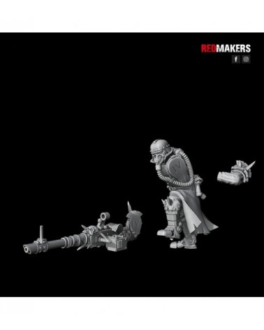 Renegade Division Heavy Support Team With Lascannon