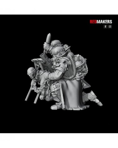 Renegade Division Heavy Support Squad With Mortar (3U)