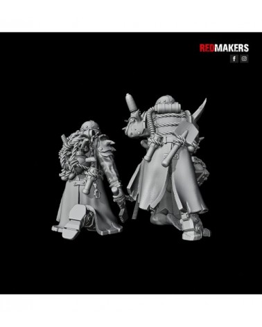Renegade Division Heavy Support Squad With Mortar (3U)