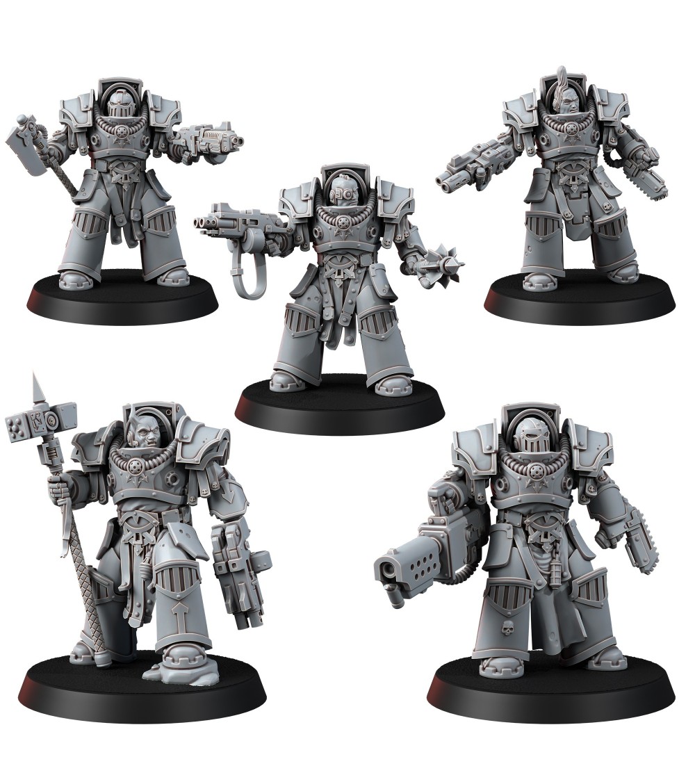 Chaos Cathaphract Armour Squad (5U)