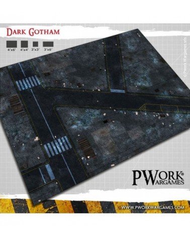 Dark Gotham - Wargames Terrain Mat 90x180cm
