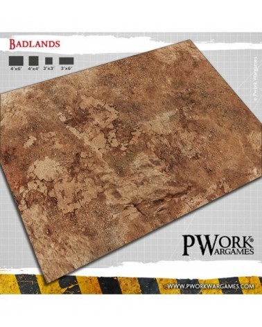 Badlands - Wargames Terrain Mat 44x60