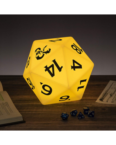 Dungeons & Dragons - D20 - Lampe multicolore