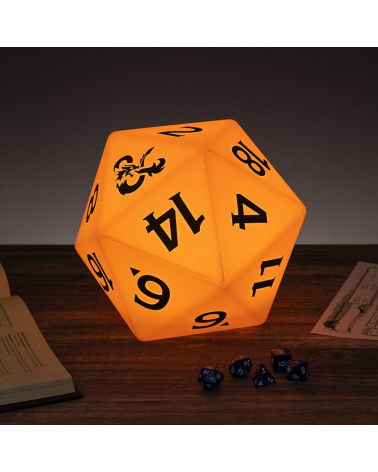 Dungeons & Dragons - D20 - Lampe multicolore