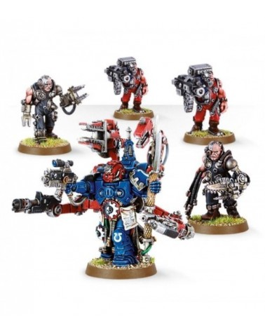 Techmarine with Servitors