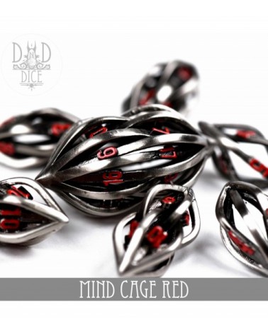 Mind Cage Red Hollow Metal (Gift Box)