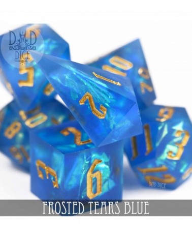 Frosted Tears Blue Handmade