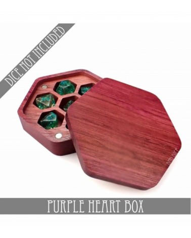 Purple Heart Wood Box