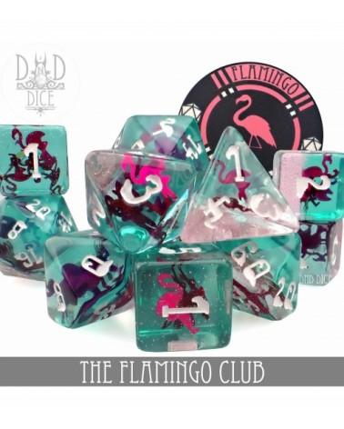 The Flamingo Club - 11 Dice Set