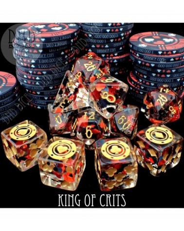 King of Crits - 11 Dice Set