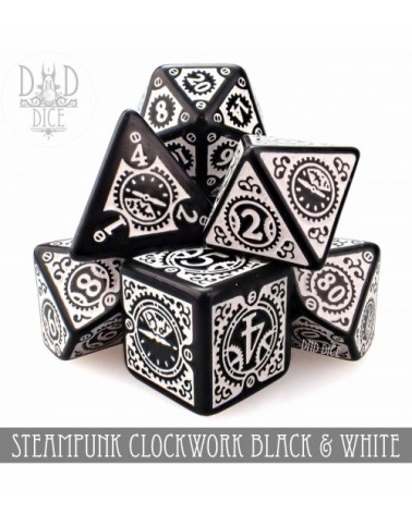 Steampunk Clockwork Black