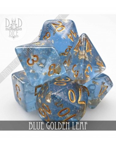 Blue Golden Leaf