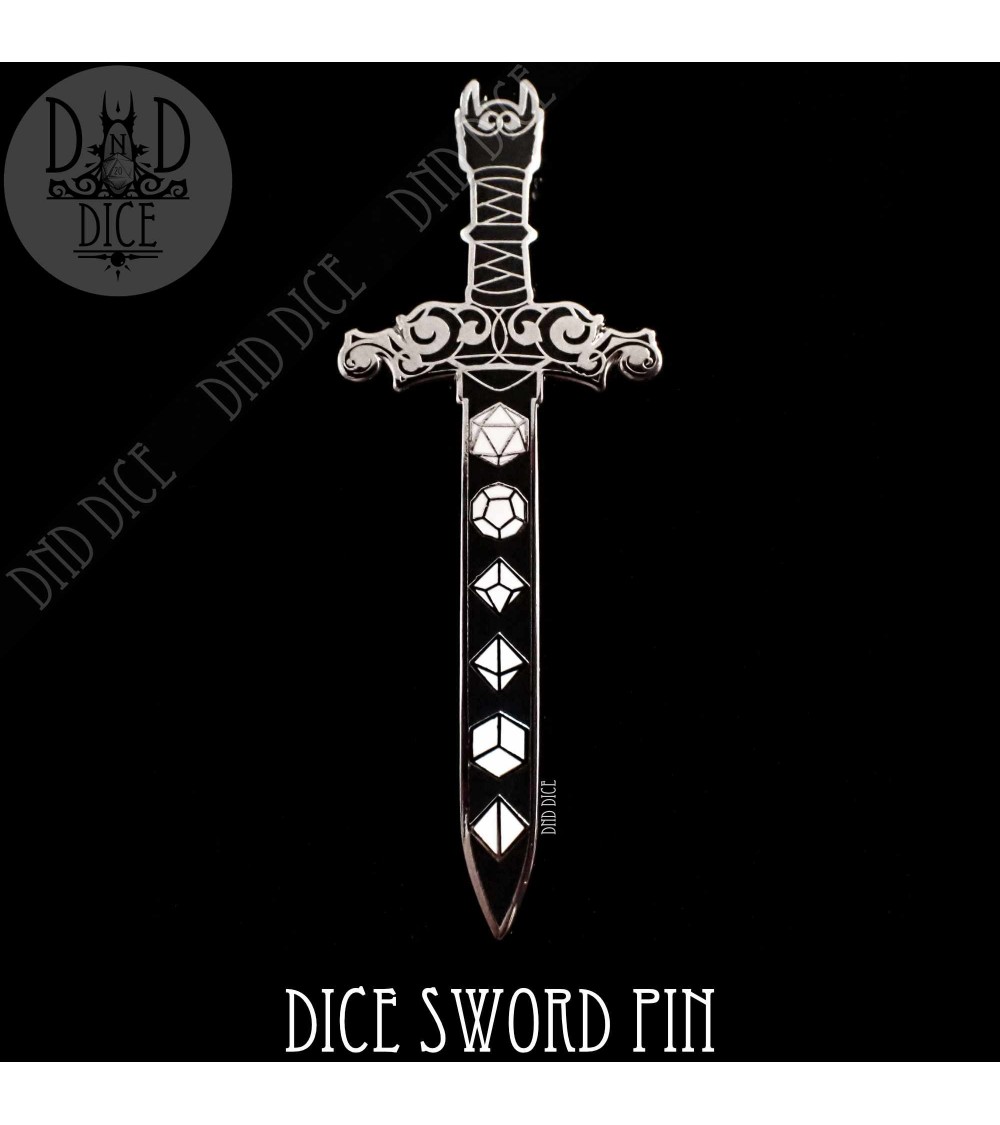 Dice Sword Pin