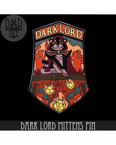 Dark Lord Mittens Pin
