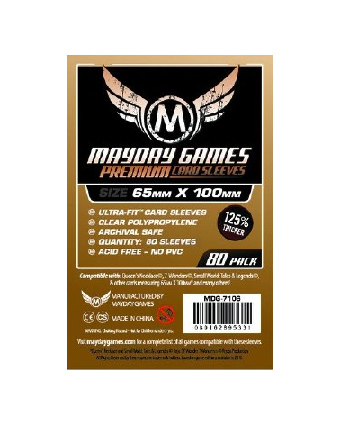 Fourres pour cartes "7 WONDERS" CARD SLEEVES - PREMIUM MAGNUM ULTRA-FIT (65X100MM) (PREMIUM)