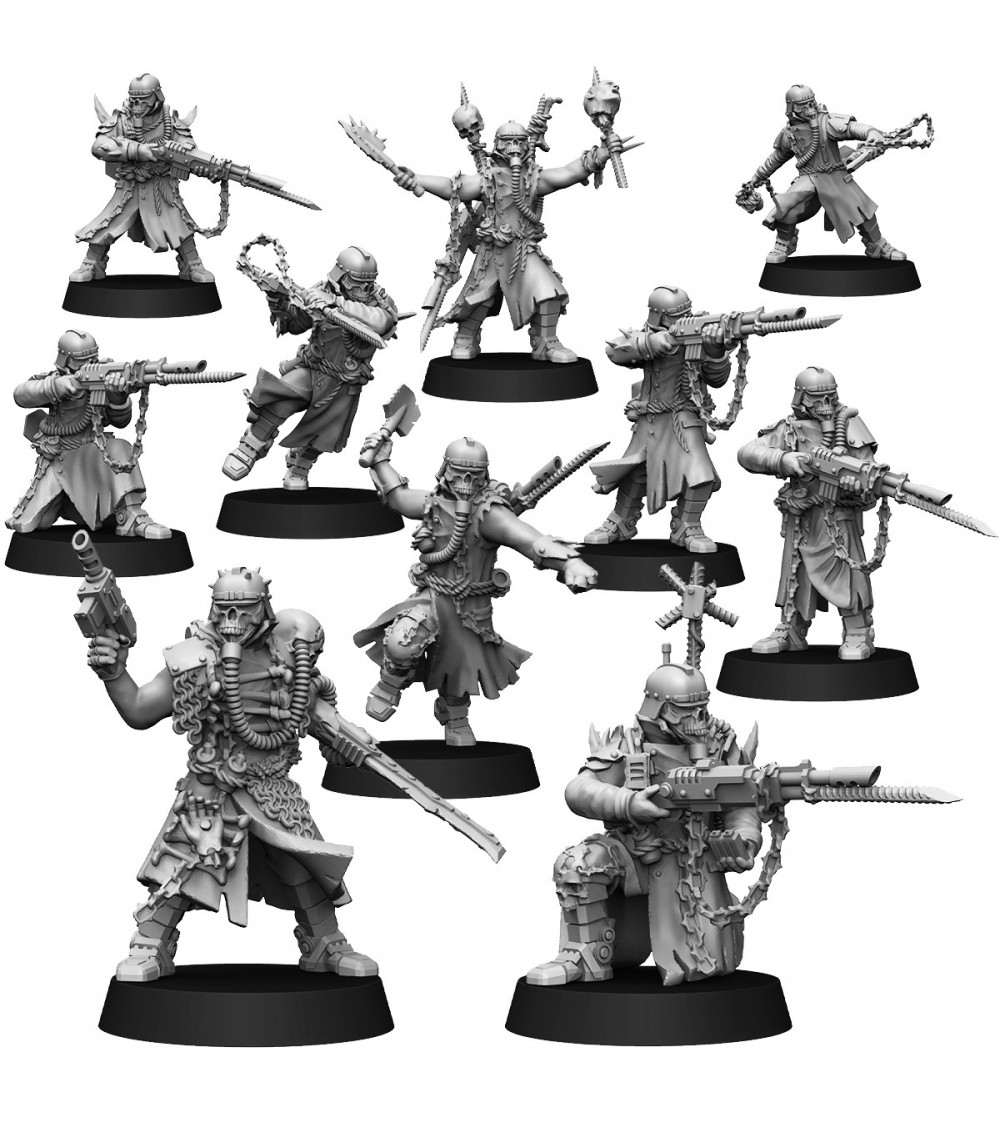 Renegade Division Heretic Squad With Lasgun (10U)