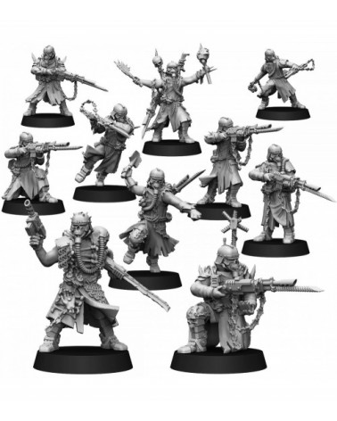 Renegade Division Heretic Squad With Lasgun (10U)