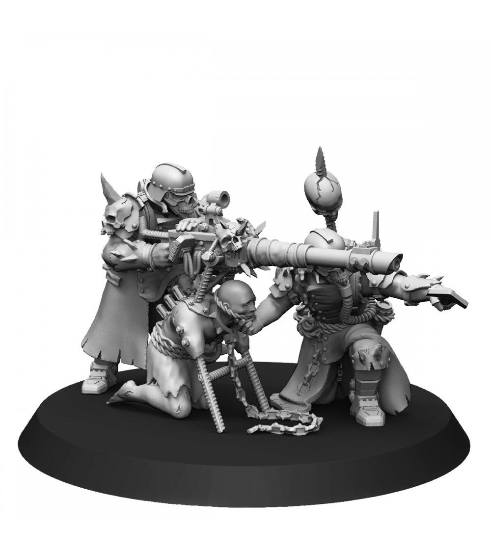 Renegade Division Heavy Support Team With Lascannon