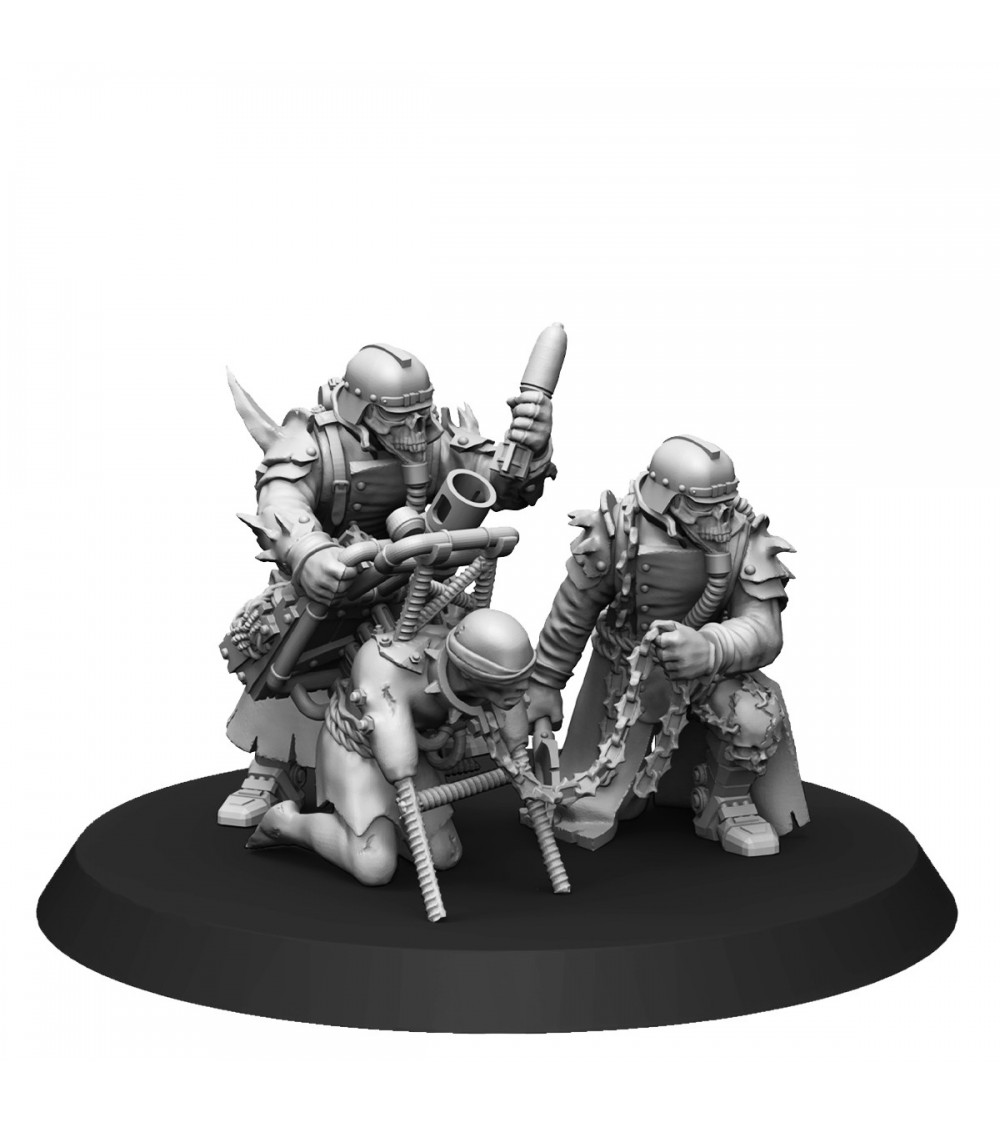 Renegade Division Heavy Support Team With Mortar