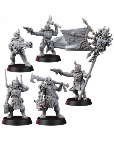 Chaos Renegades Of Pain Command Squad (5U)