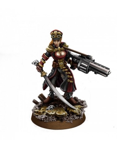 Imperial Female Commissar With Grenade Launcher