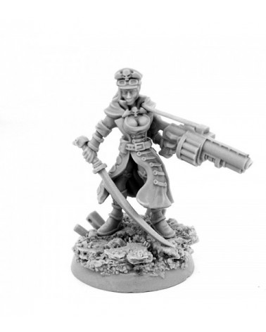 Imperial Female Commissar With Grenade Launcher