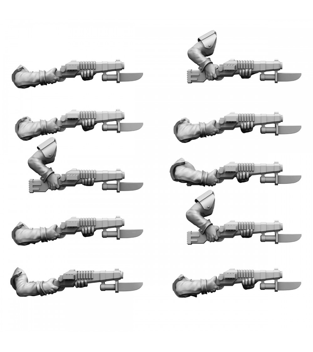 Death Division Infantry Lasgun Mk-Ix Set (10U)