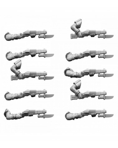 Death Division Infantry Lasgun Mk-Ix Set (10U)