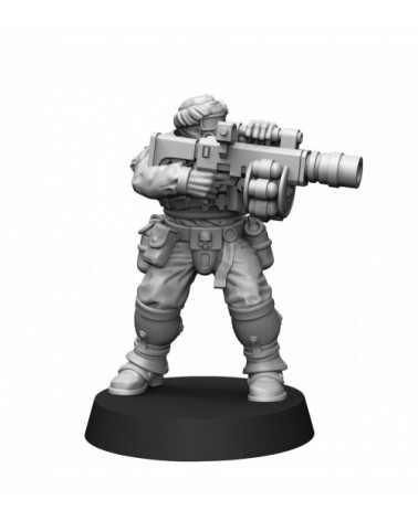 Desert Hawks Veteran With Grenade Launcher