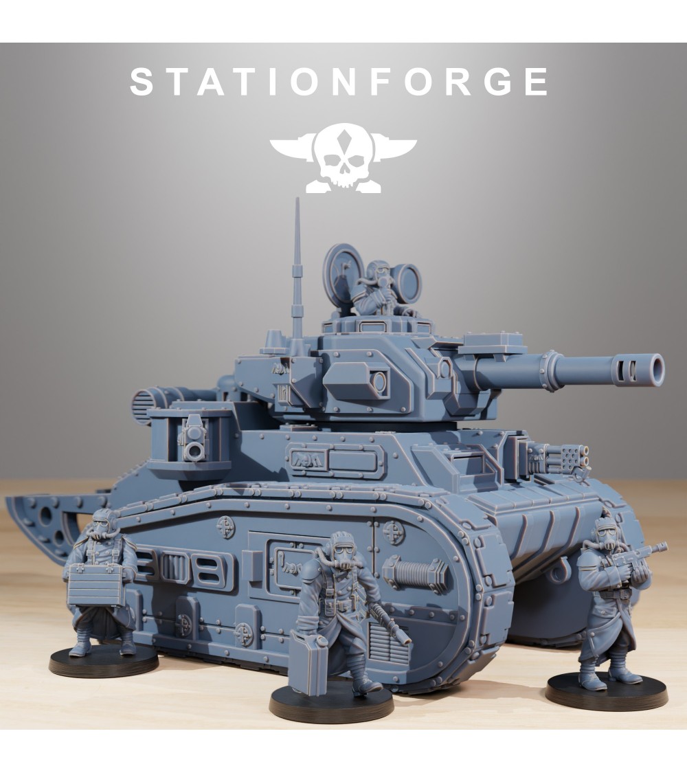 Grim Guard Light Tank With Crew